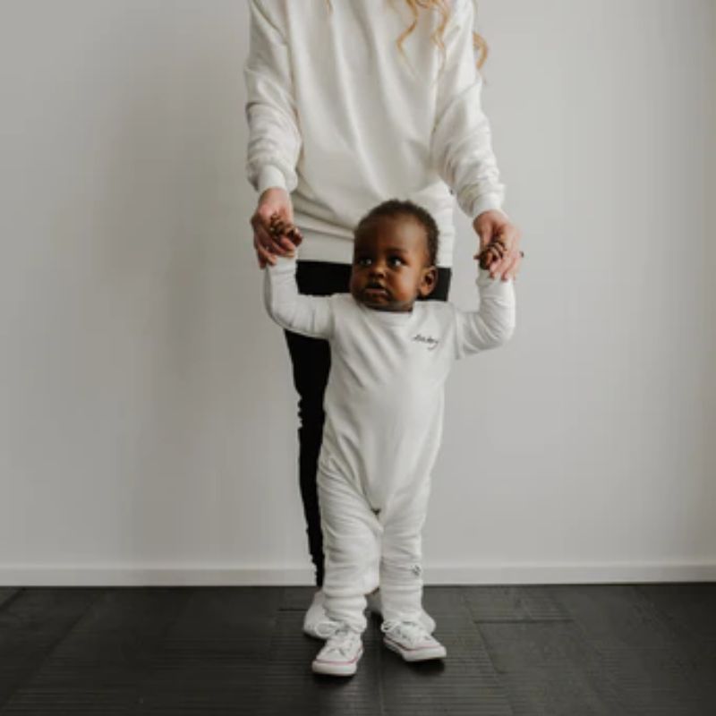 Baby Long Romper Marshmallow