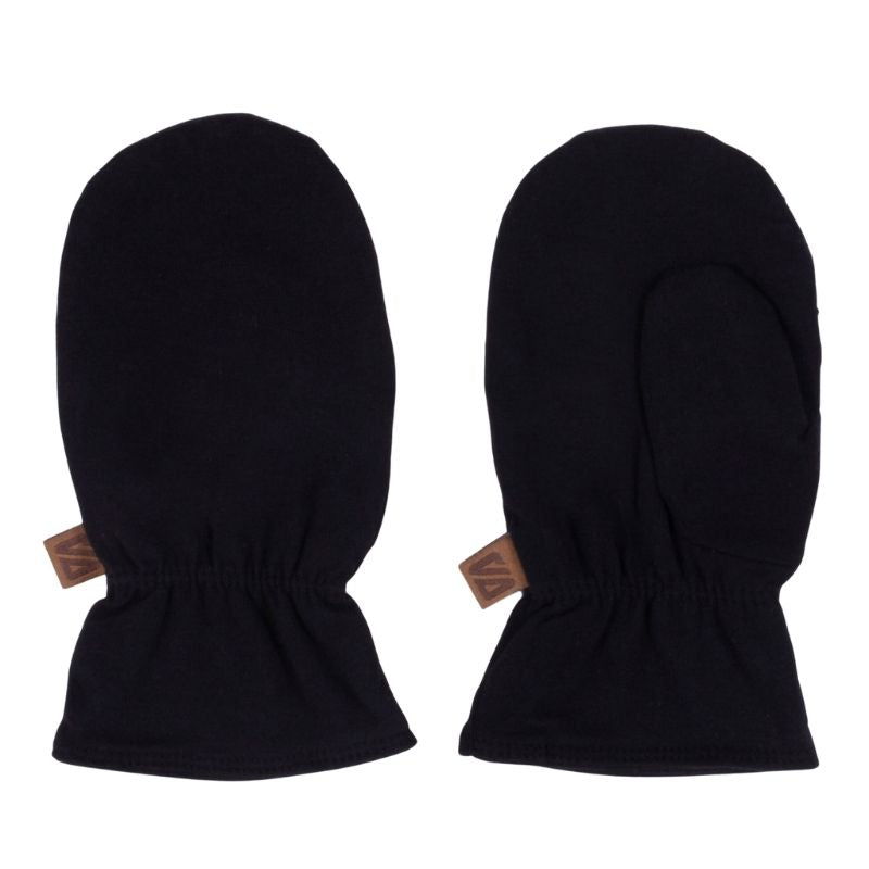 Jersey Mittens Black