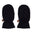 Jersey Mittens Black