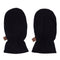 Jersey Mittens Black