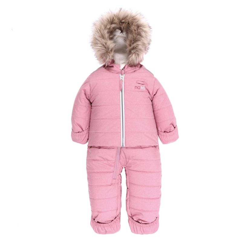 Mountain Hibou One-Piece Snowsuit Pink
