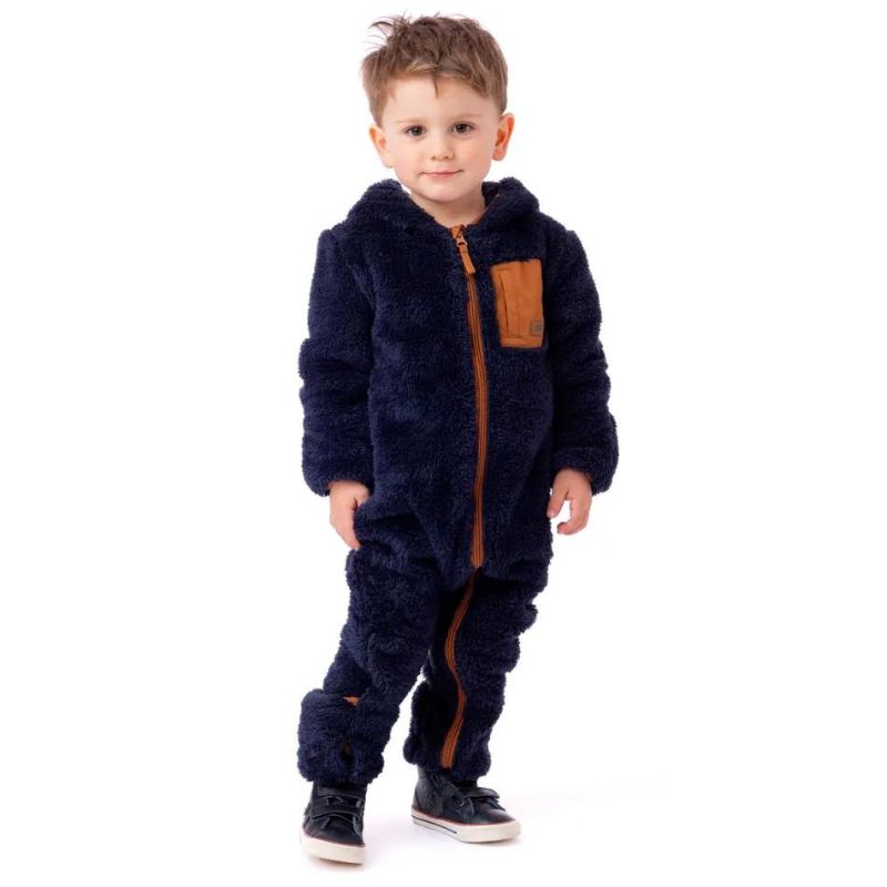Costume une pièce en sherpa