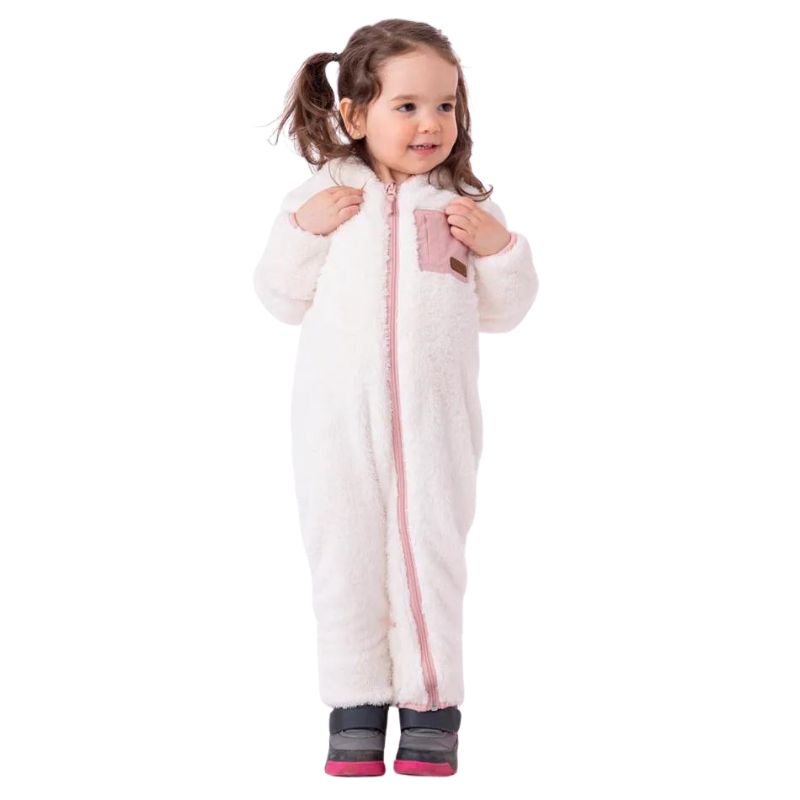 Costume une pièce en sherpa