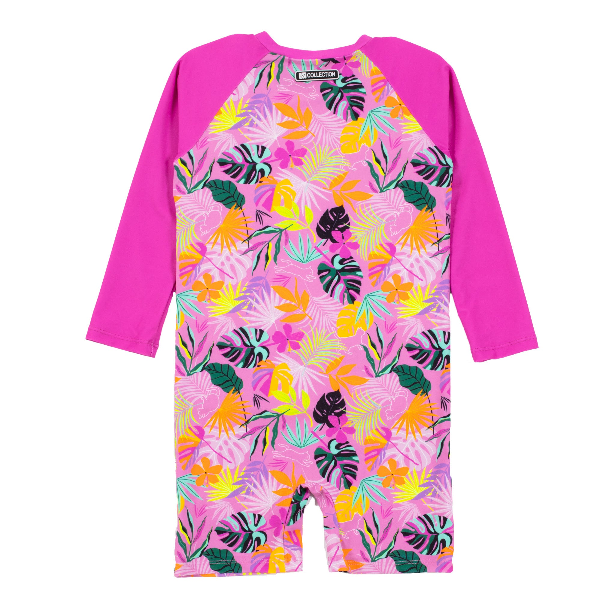 One-Piece Long Sleeve Rashguard Swimsuit