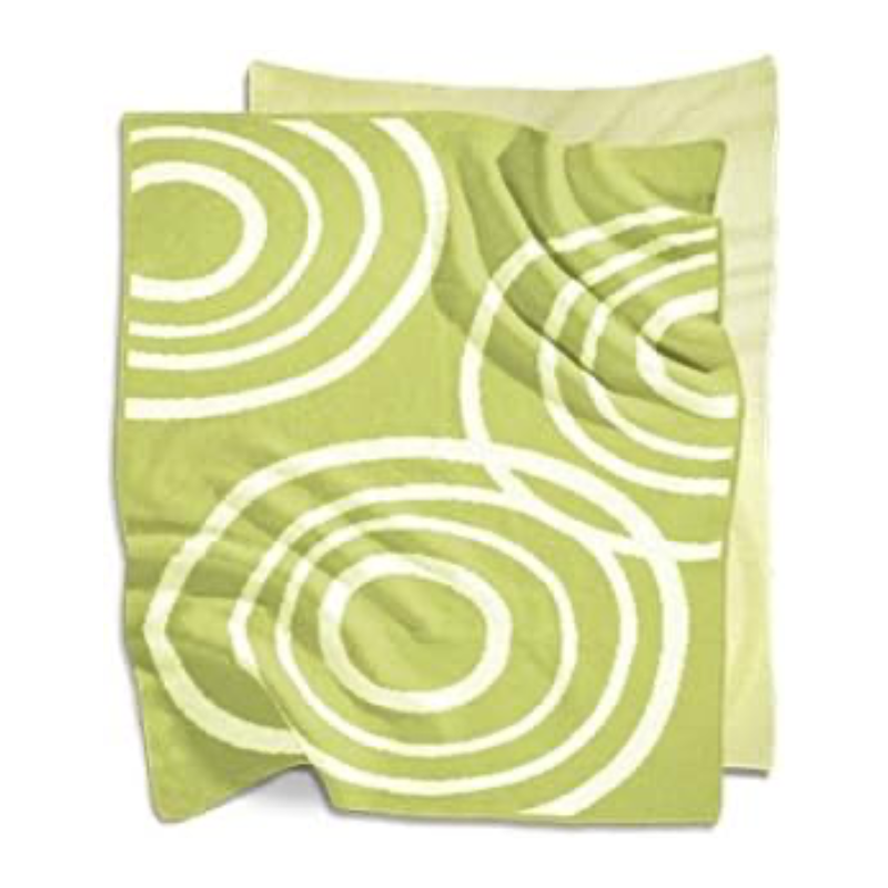Couverture en Tricot Double - Pelouse