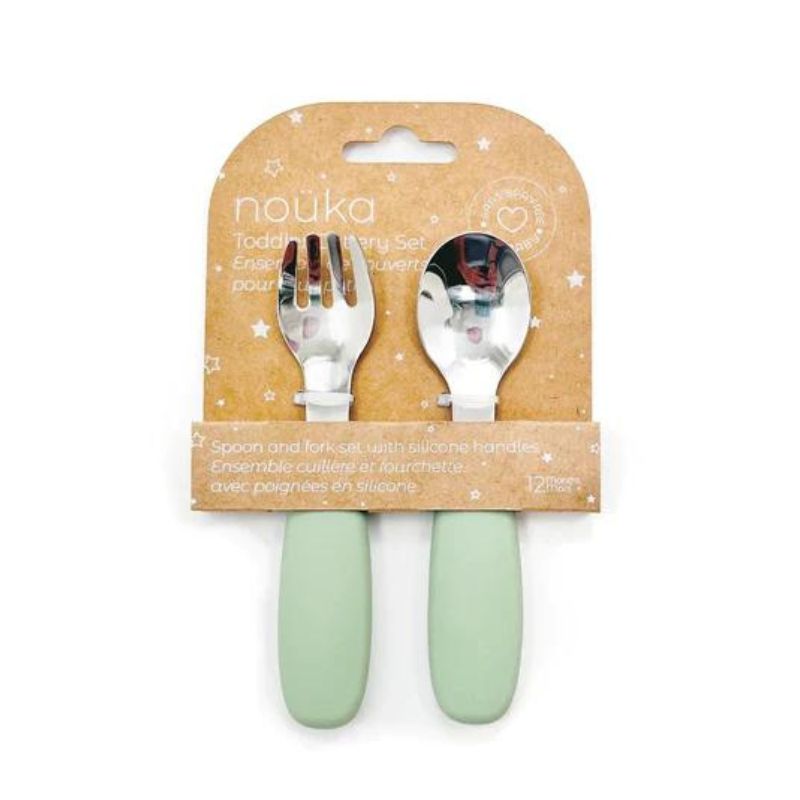 Toddler Cutlery Set Leaf