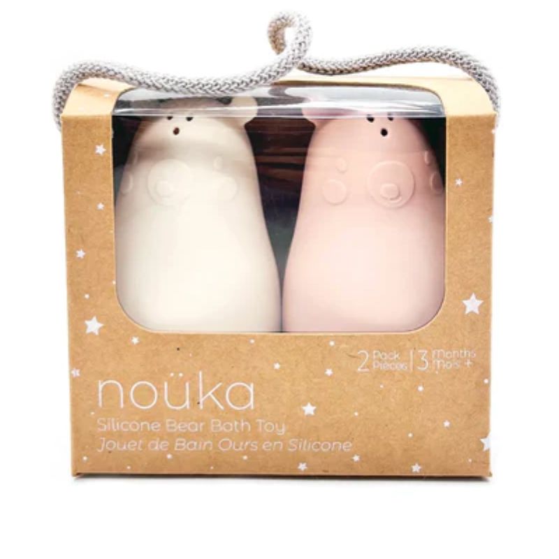 Bear Bath Toys Blush & Sand