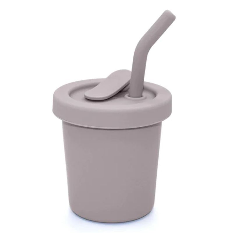 Silicone Straw Cup - 6 Oz Bloom