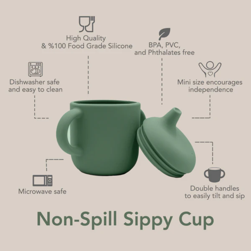 Non-Spill Silicone Sippy Cup