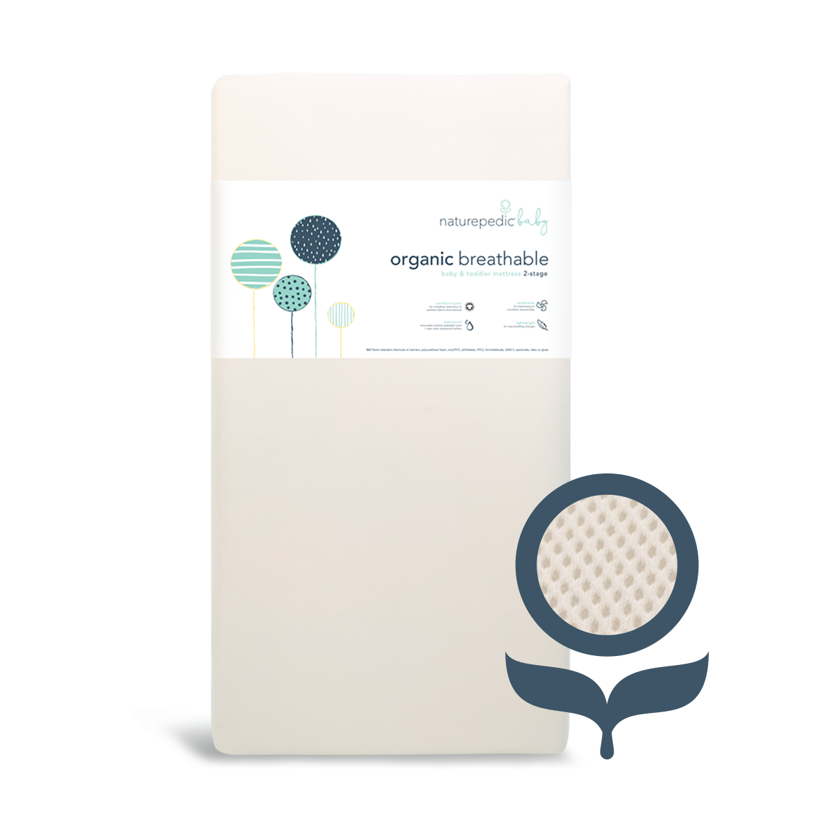 Naturepedic lightweight top 2 stage