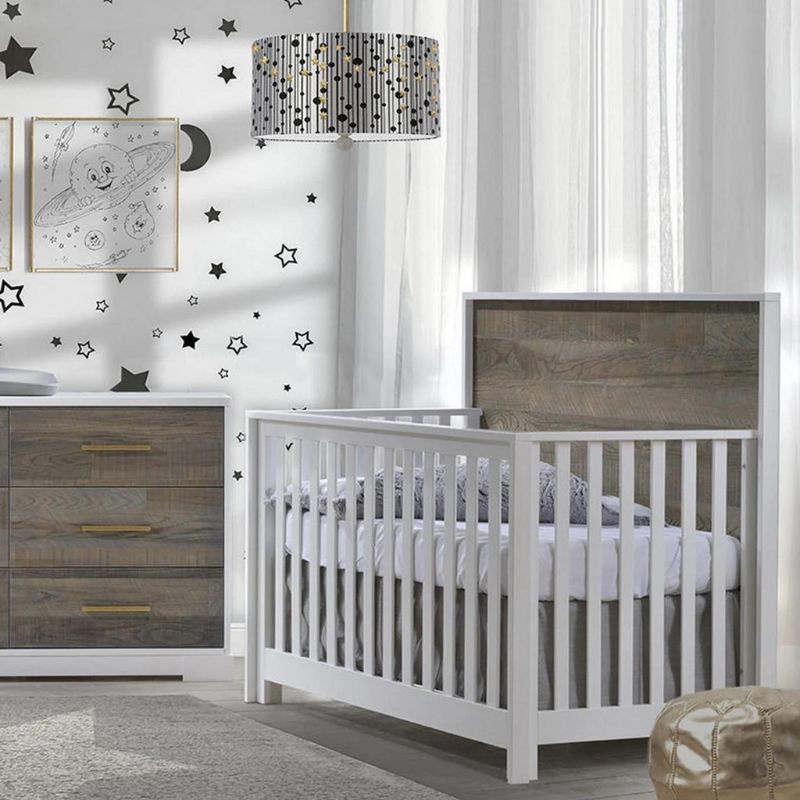 Vibe 5-in-1 Convertible Crib by Nest by Natart at $959! Shop now at Nestled by Snuggle Bugz for Cribs.