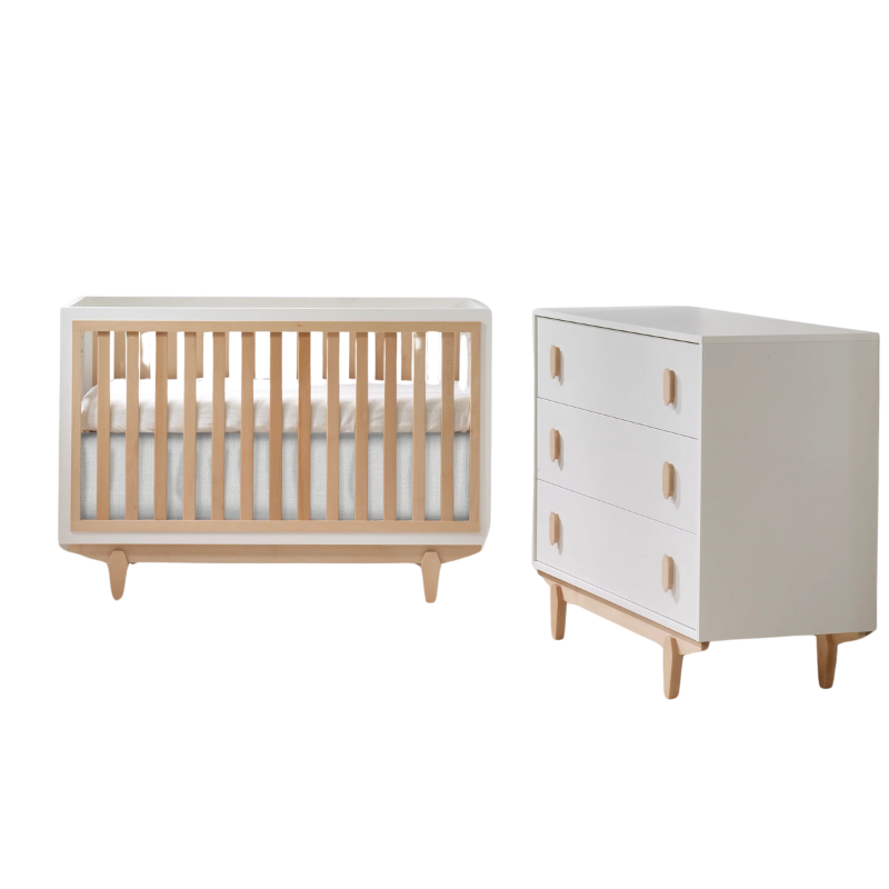 Tate Convertible Crib & 3-Drawer Dresser Combo