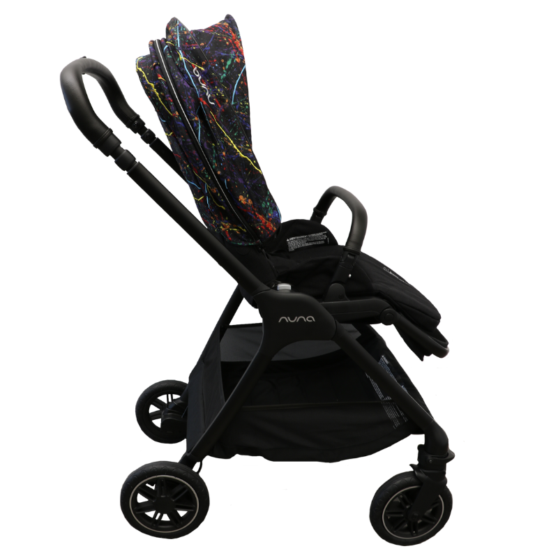 TRIV Stroller in Rainbow + Extra Black Canopy Bundle