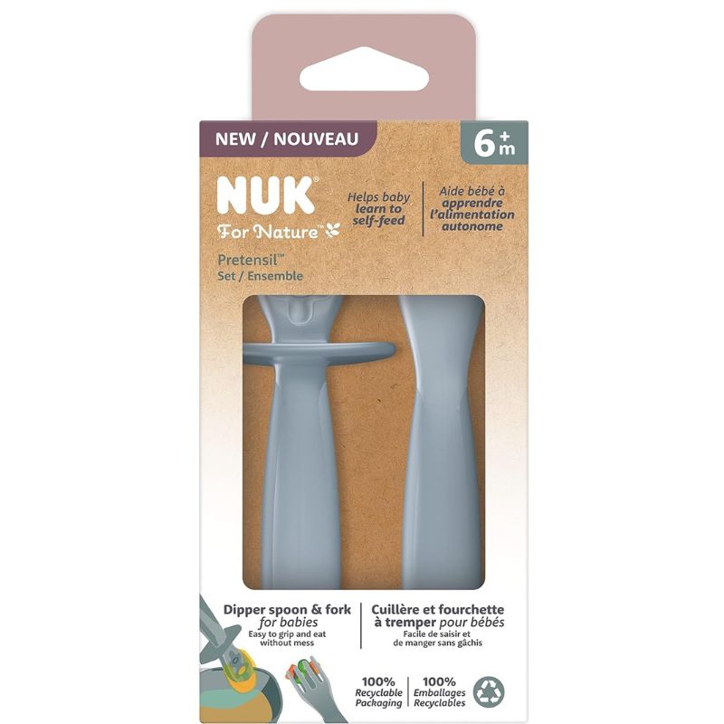 NUK for Nature Pretensil Set - Stormy Blue