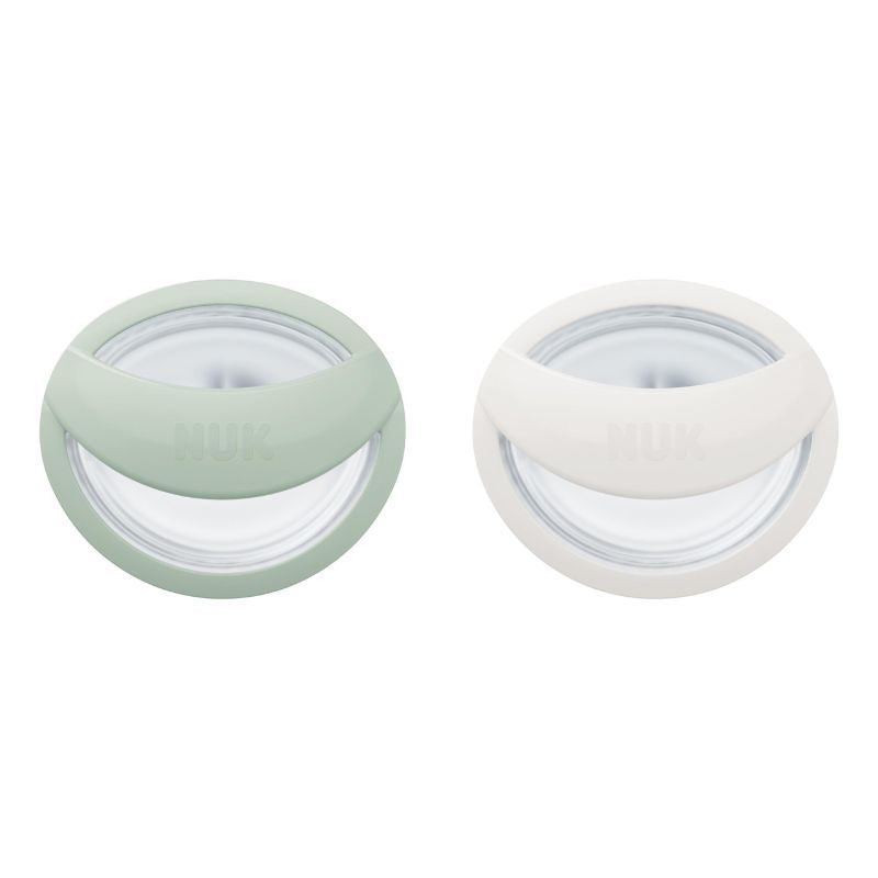 NUK for Nature Simply Natural Pacifier, 2PK – Green/Cream