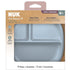 NUK for Nature Suction Plate with Lid - Stormy Blue