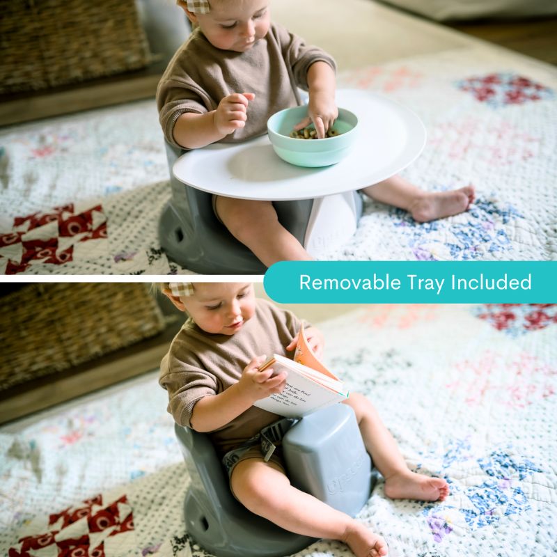 Booster Floor Seat with Tray