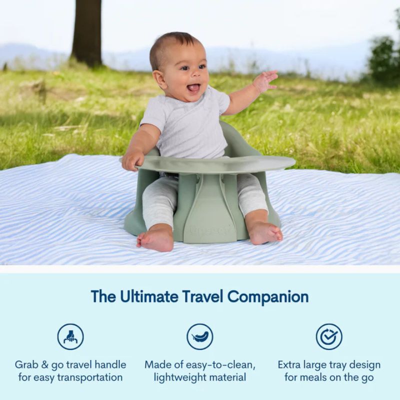 Booster Floor Seat with Tray