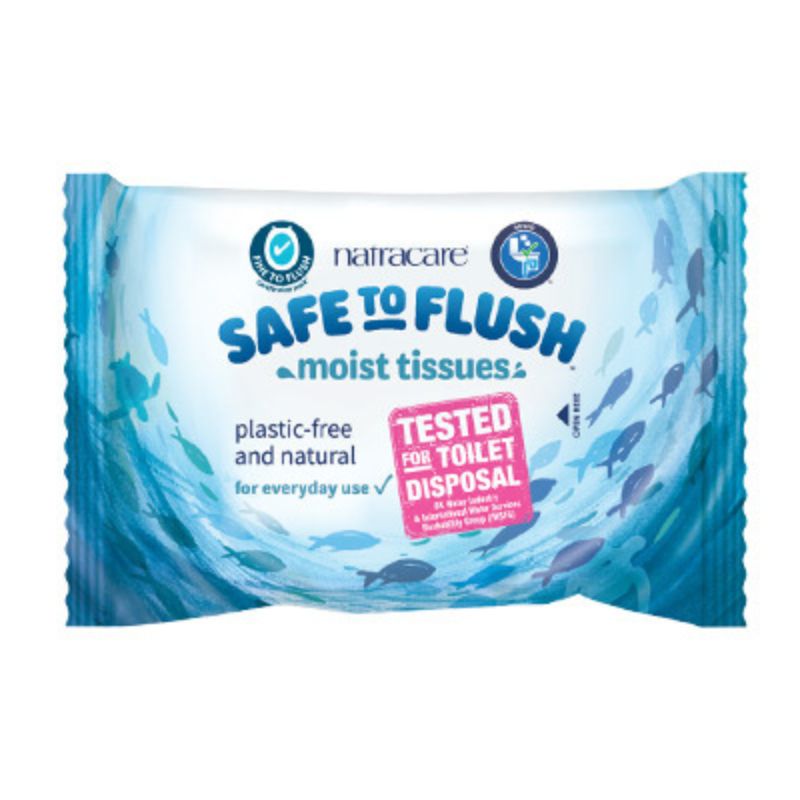 Flushable Moist Tissues - 30 Pack