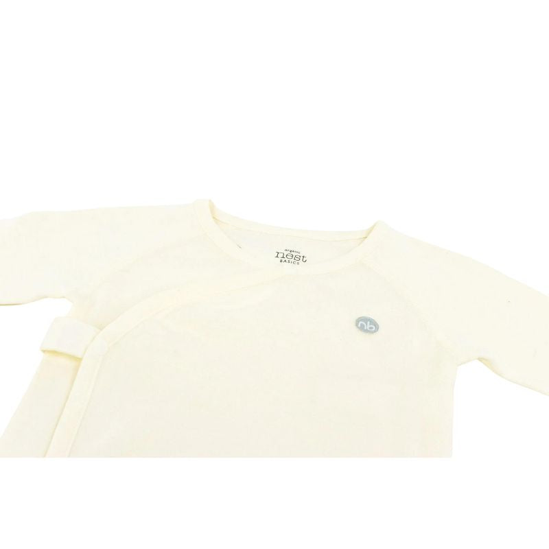 Basics Organic Cotton Ribbed Kimono T-Shirt - 3 Pack | Snuggle