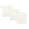 Basics Organic Cotton Ribbed Kimono T-Shirt - 3 Pack Short Sleeve