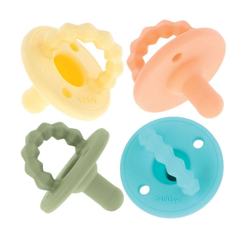 Softees Pacifier and Teether Set - 4 Pack