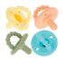 Softees Pacifier and Teether Set - 4 Pack