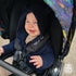 TRIV Stroller in Rainbow + Extra Black Canopy Bundle