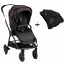 Nuna Triv Rainbow + FREE Extra Canopy in Black Bundle