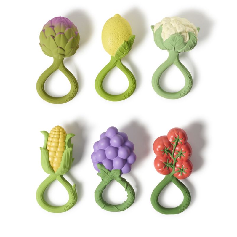 Fruit & Veggie Rattle Toy 