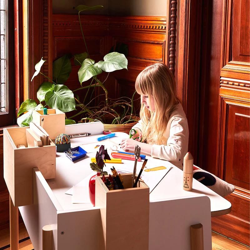 Brooklyn Desk by Oeuf at $895! Shop now at Nestled by Snuggle Bugz for Nursery & Décor.