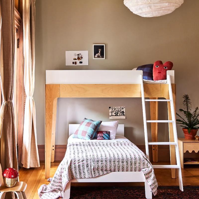 Perch Twin Bunk Bed by Oeuf at $2495! Shop now at Nestled by Snuggle Bugz for Nursery & Décor.