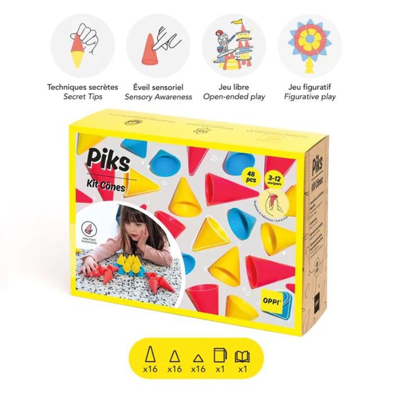 Piks Cones Kit - 48 Pieces | Snuggle Bugz | Canada's Baby Store