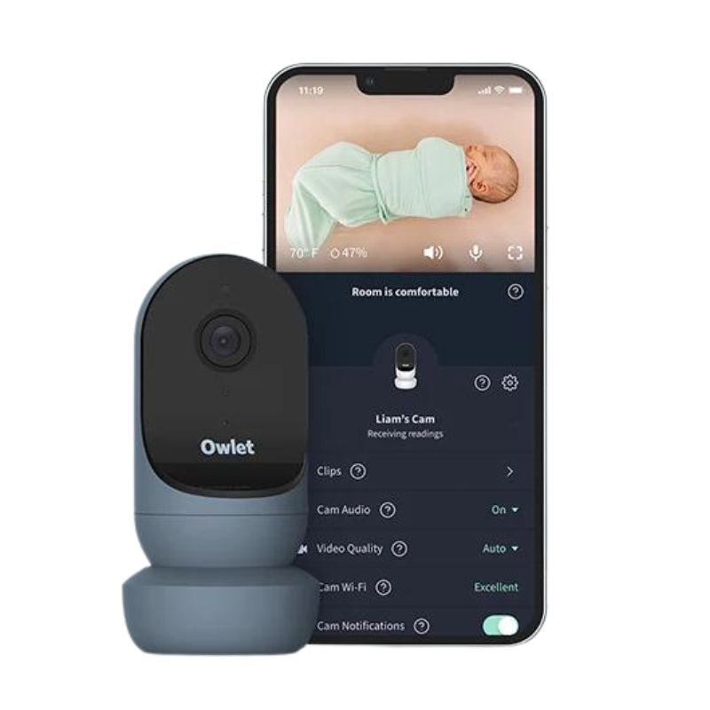 Cam 2 Smart HD Video Baby Monitor Bedtime Blue