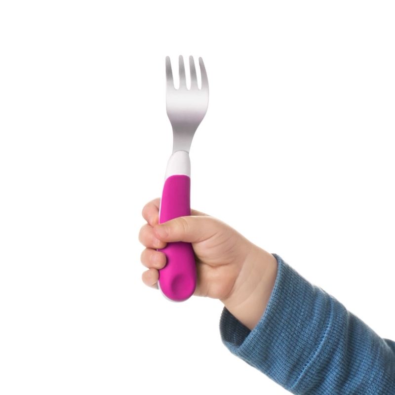 On-the-Go Fork & Spoon Set with Case Pink