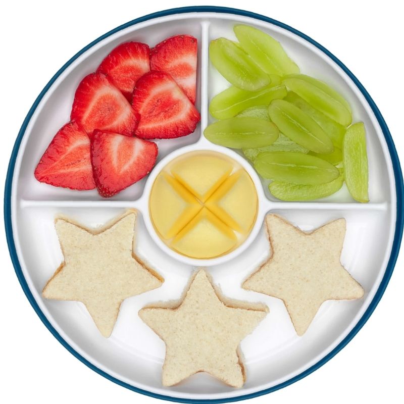 Stick & Stay Divided Plate