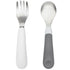 Fork & Spoon Set Grey