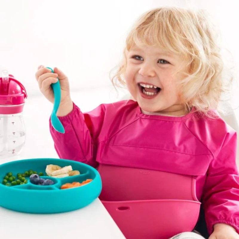 Baby Sleeved Bib Pink