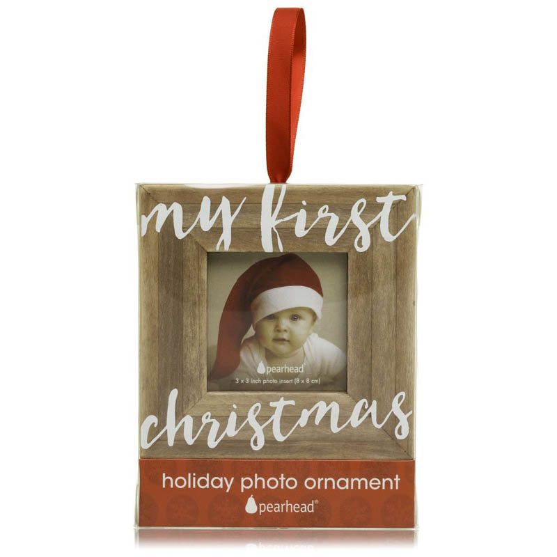 My First Christmas Wooden Ornament