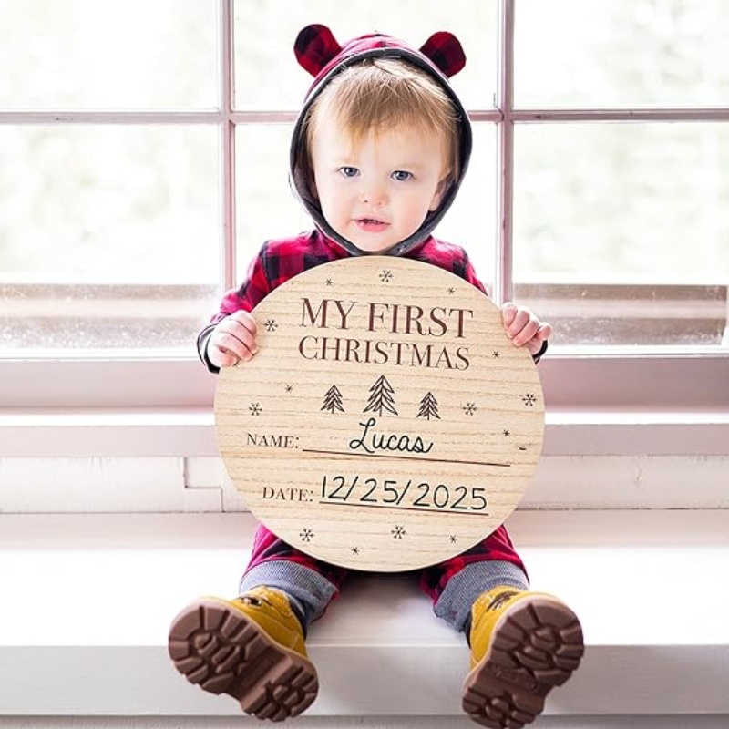 My First Christmas Photo Prop