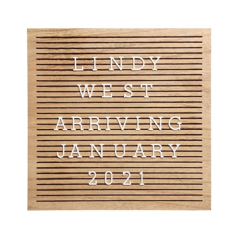 Wooden Letterboard Set