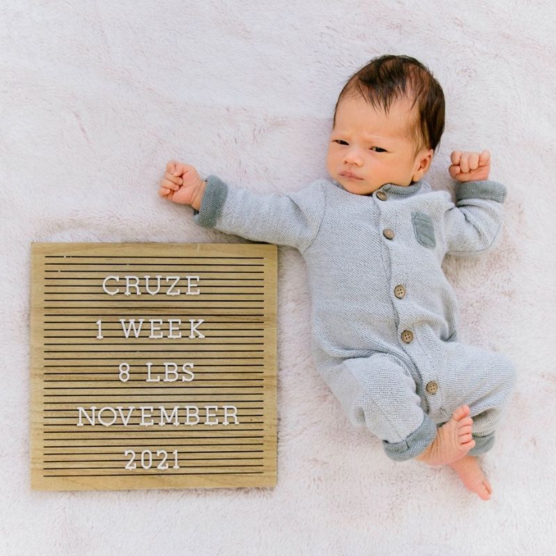 Wooden Letterboard Set