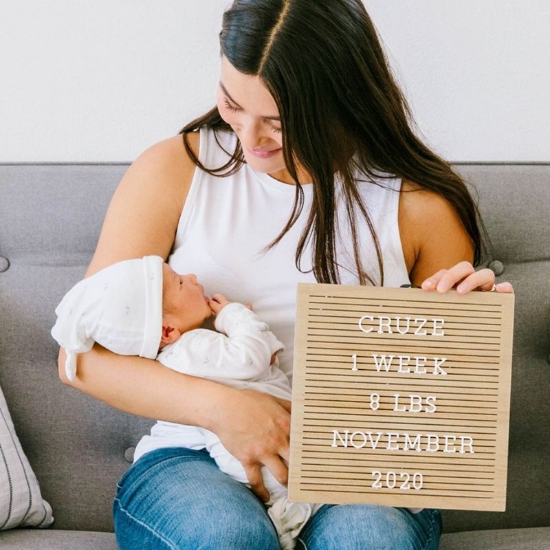 Wooden Letterboard Set