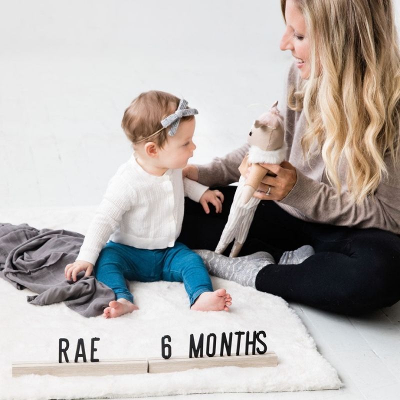 Wooden Letter Ledge Set