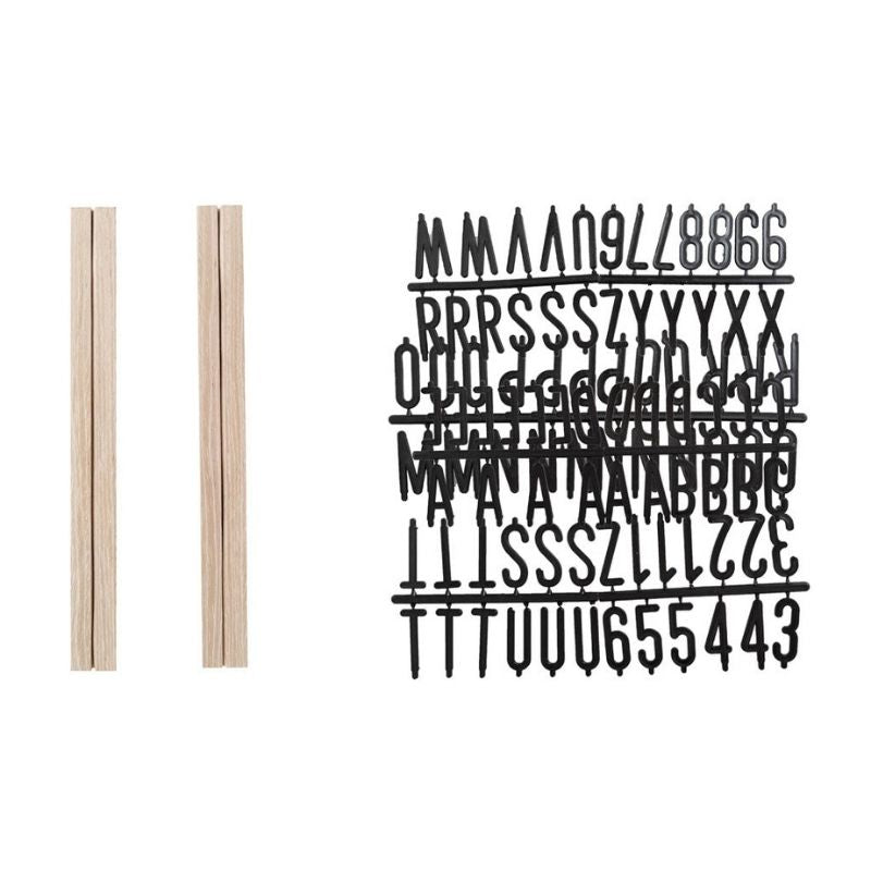 Wooden Letter Ledge Set
