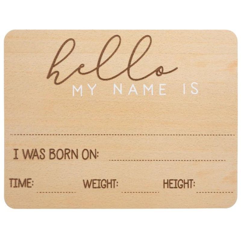 Wooden Fill in Photo Prop | Snuggle Bugz | Canada's Baby Store