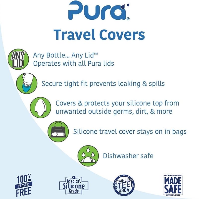 Silicone Travel Cover - 2 Packk