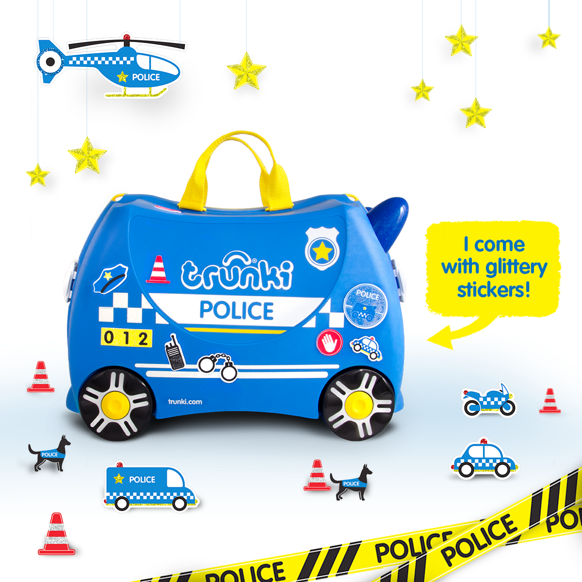 Trunki percy police car hotsell