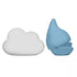 Cloud and Droplet Bath Squeeze Toys