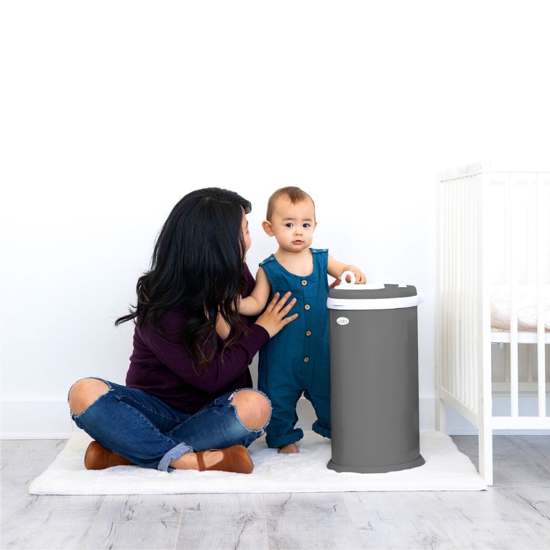 Ubbi Diaper Pail - Slate